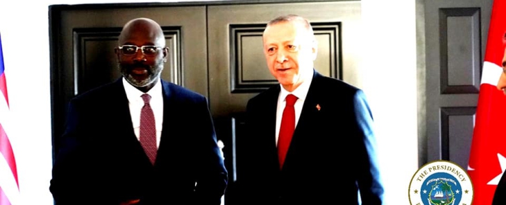 Presidents Weah, Erdogan Hold Fruitful Meeting 